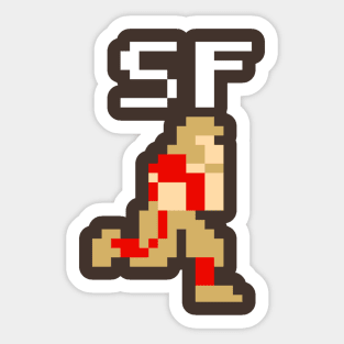 8Bit 49ers GO Sticker